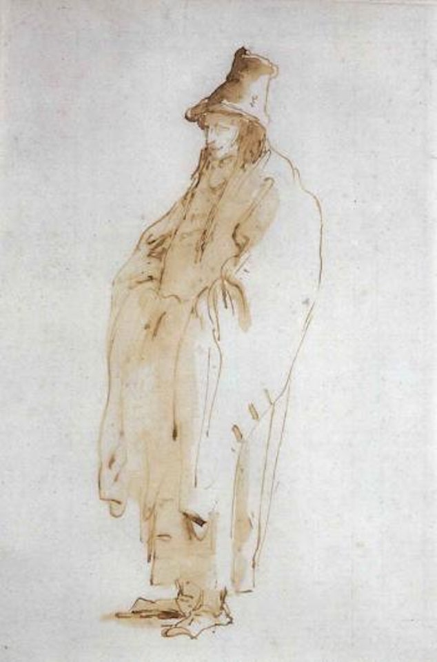 Study of Oriental man by Giovanni Battista Tiepolo