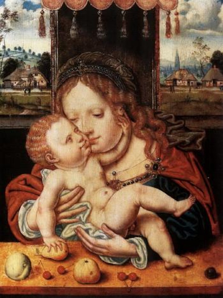 Virgin Mary with child by Joos van Cleve