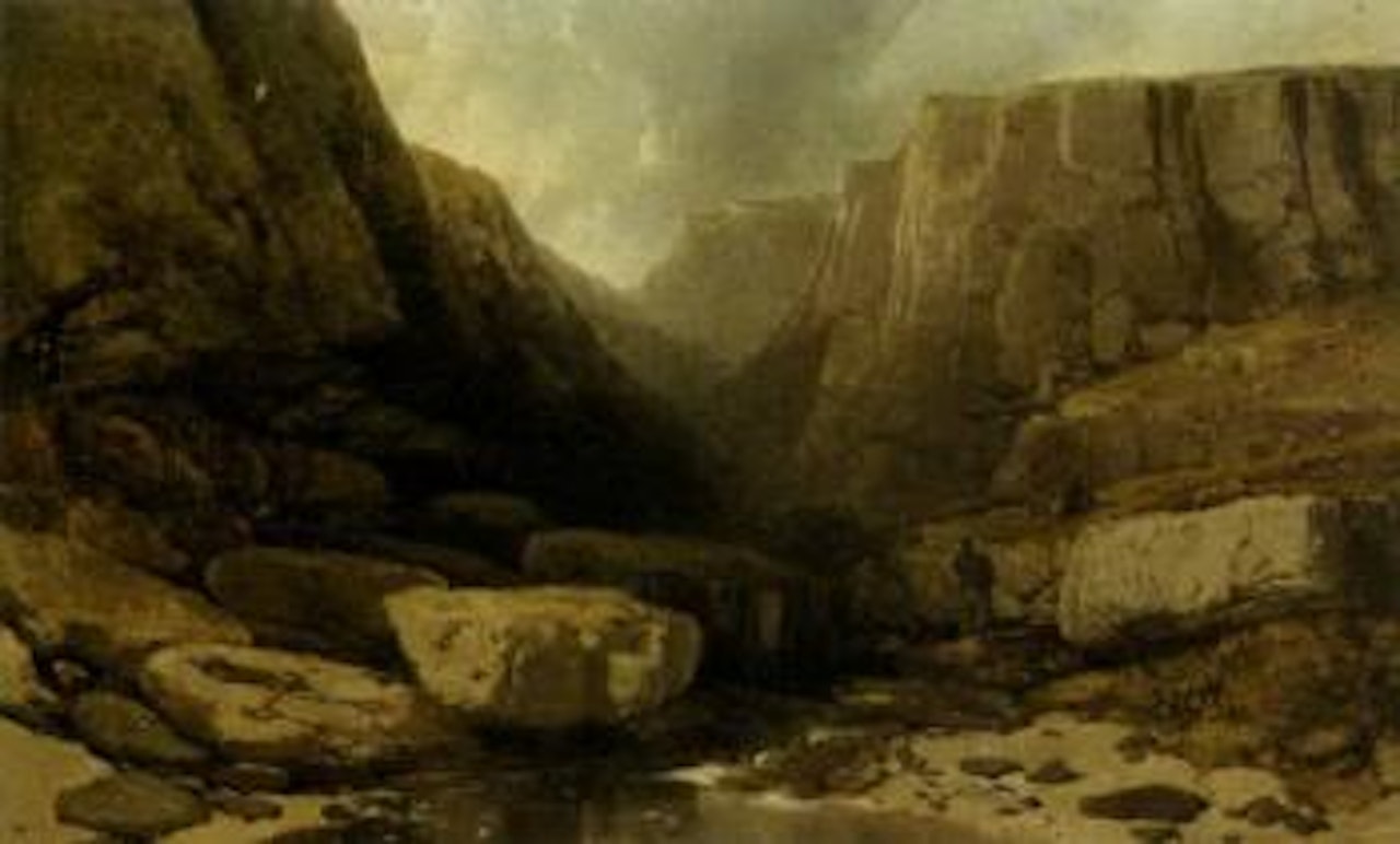Stalking in the highlands by Richard Ansdell