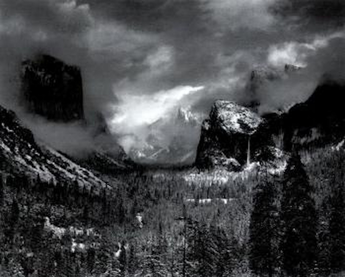 Clearing winter storm by Ansel Adams