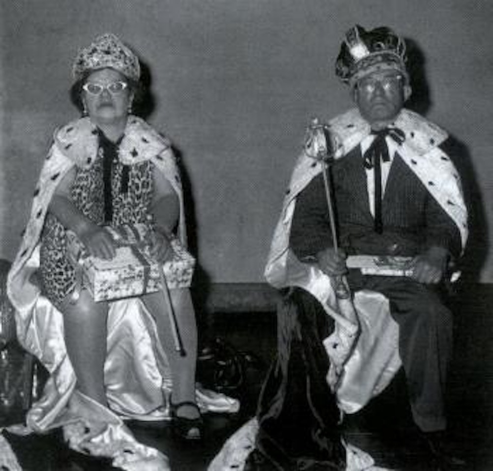 King and queen of a senior citizens dance, NYC by Diane Arbus by Neil Selkirk