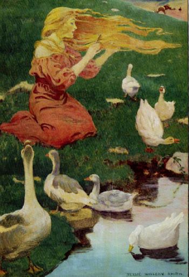 The goose girl by Jessie Willcox Smith