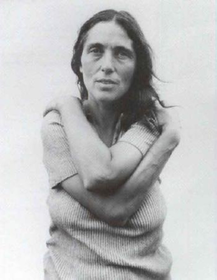 June Leaf, sculptress, Mabou Mines, Nova Scotia, July 17 by Richard Avedon