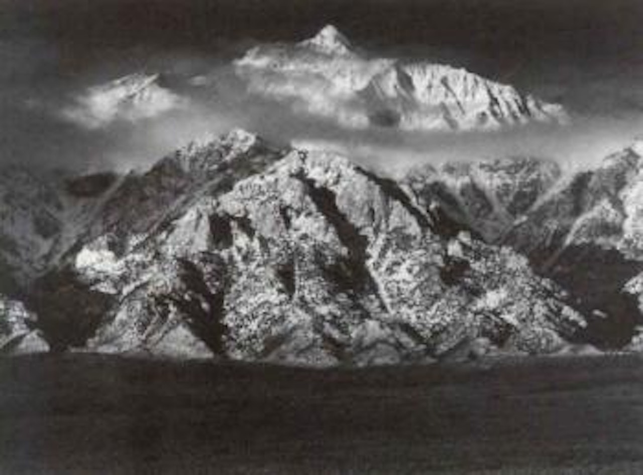 Mt Williamson, Sierra Nevada from Owens Valley, California by Ansel Adams