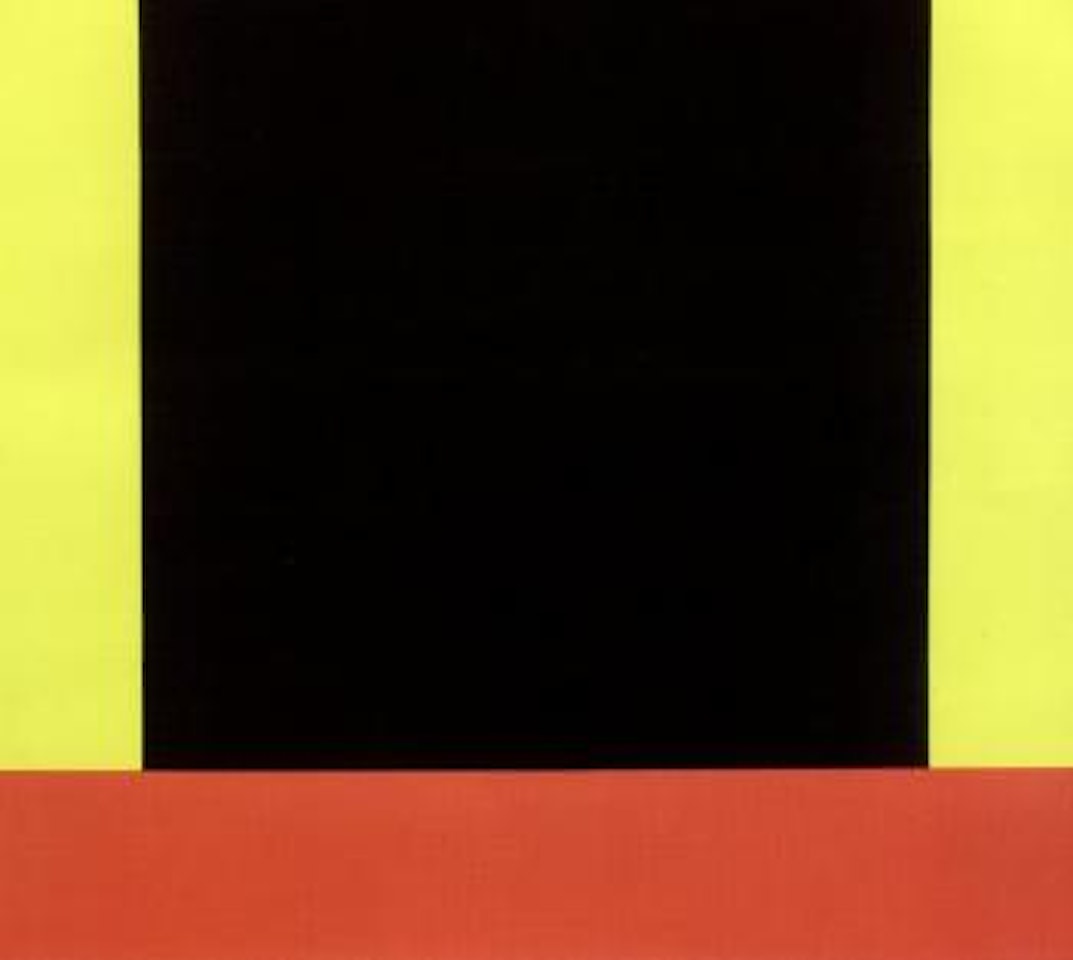 Black cell by Peter Halley
