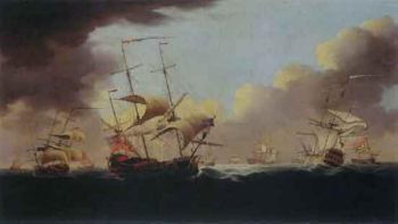 British men-o-war by Francis Swaine