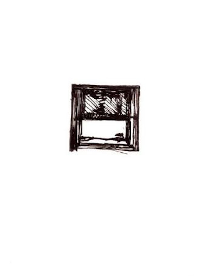 Untitled, suicide drawing by Brice Marden