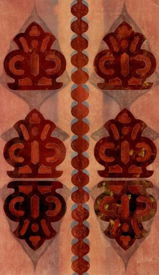Christus, fire-eater by Philip Taaffe