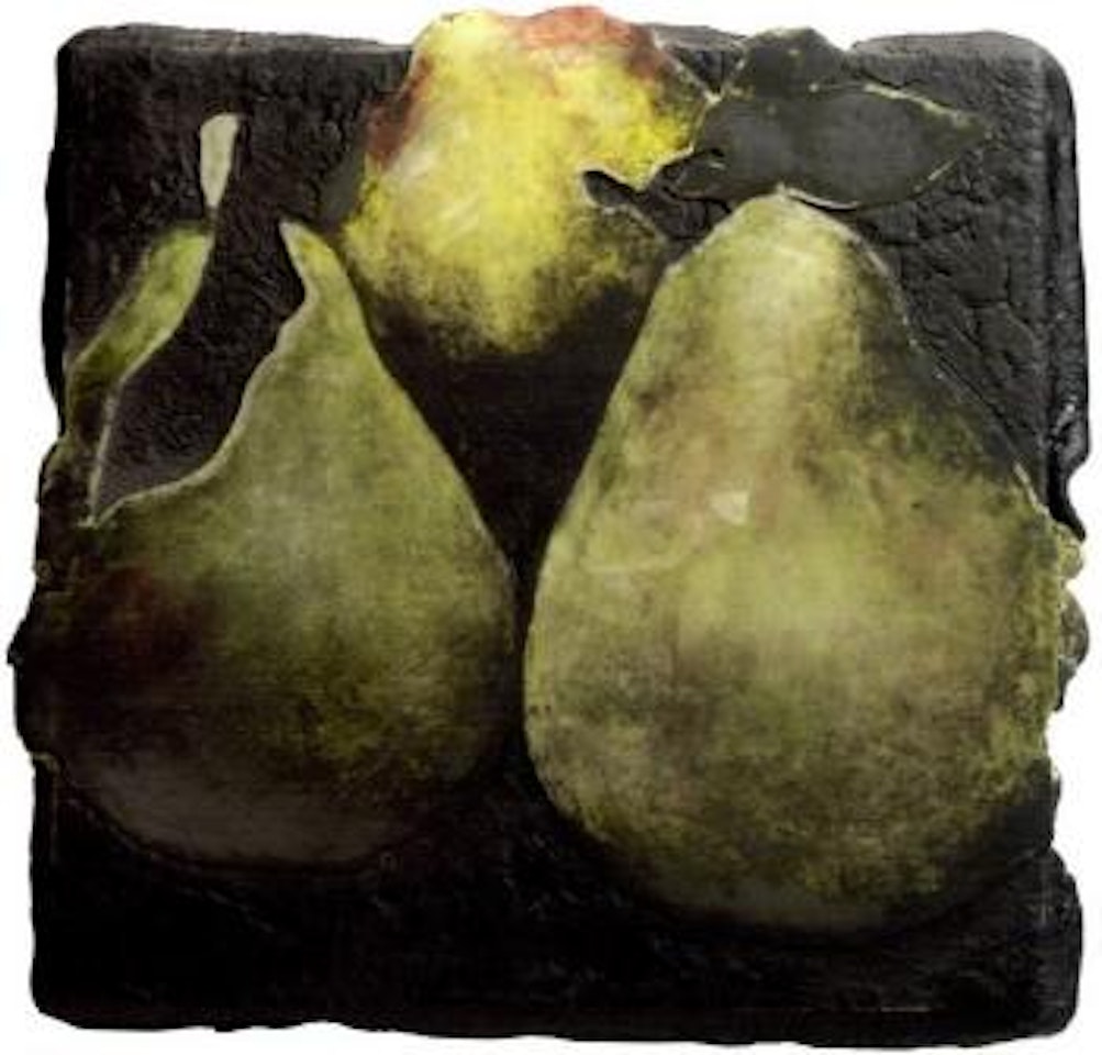 Three pears by Donald Sultan