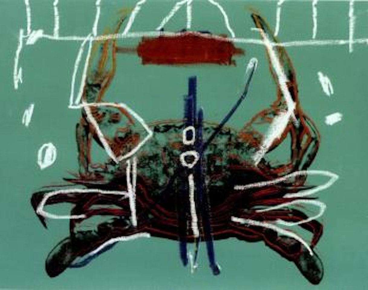 Crab by Jean-Michel Basquiat by Andy Warhol