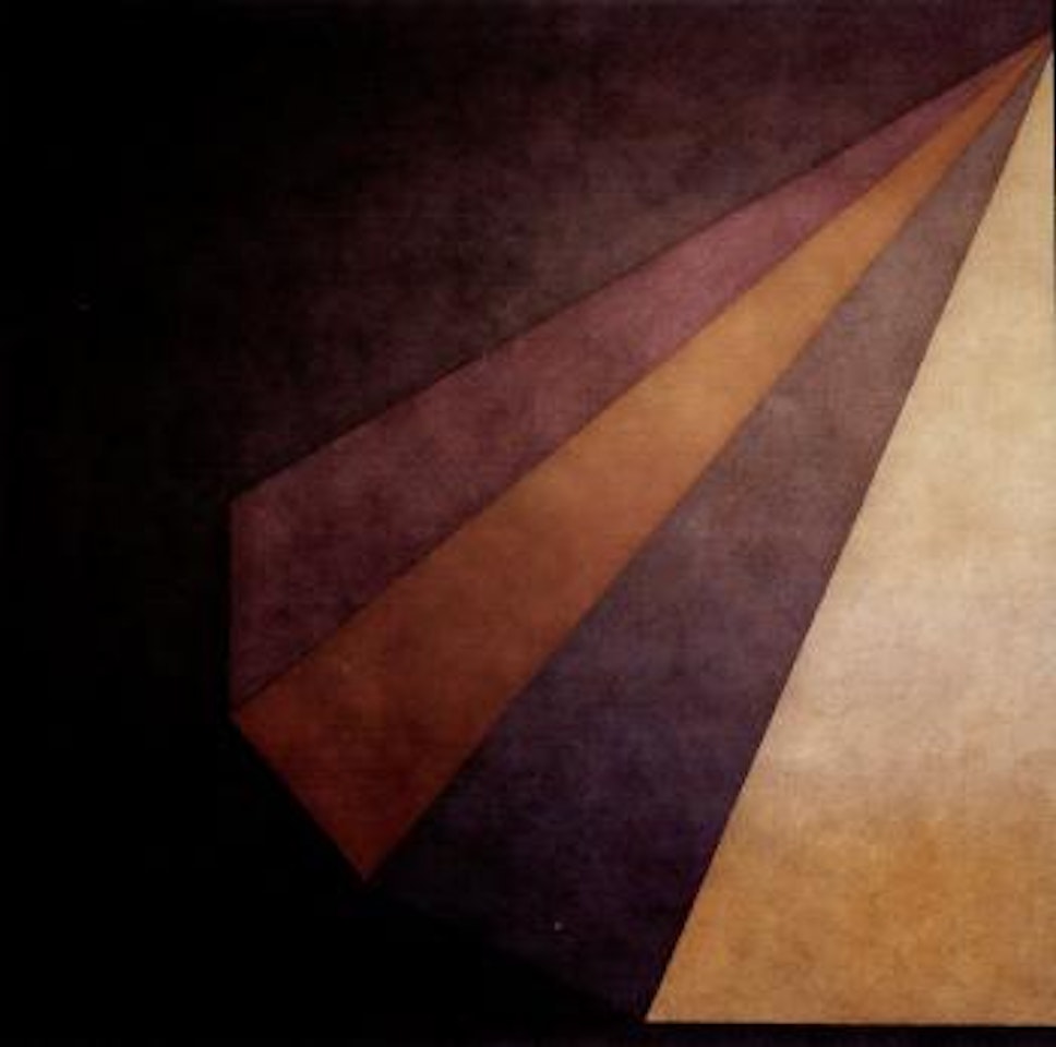 Wall drawing no 560, symmetrical pyramid by Sol LeWitt
