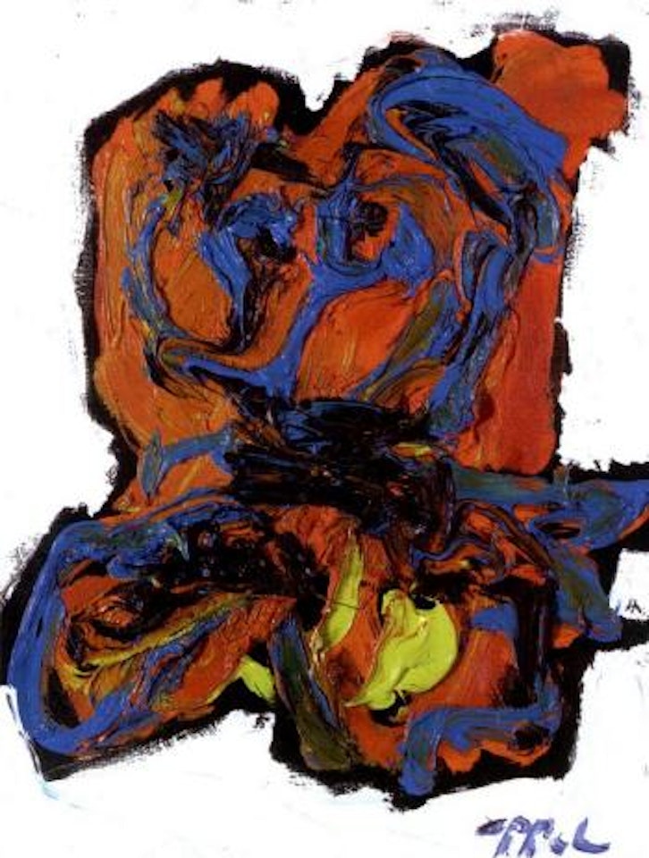 Big head by Karel Appel