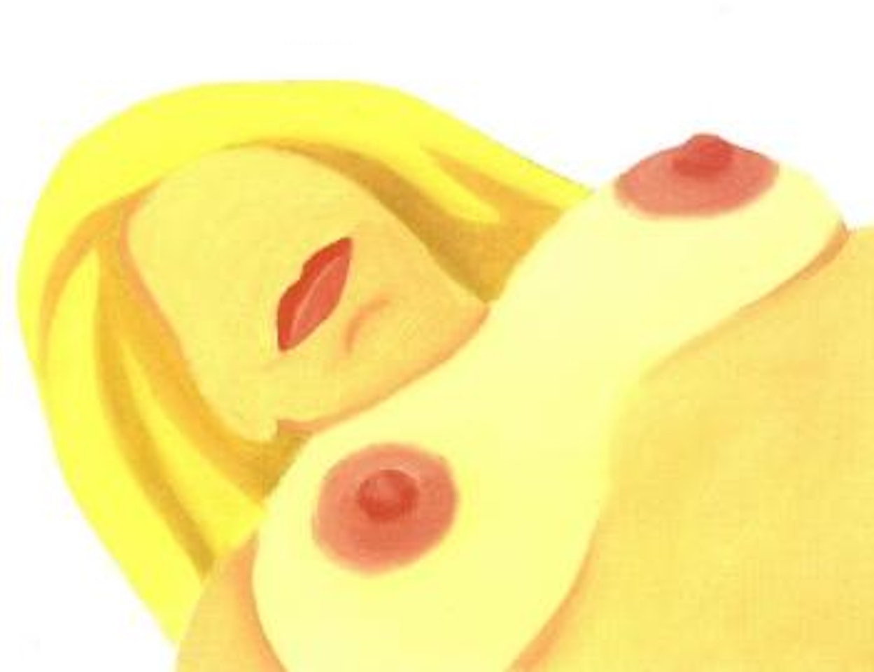 Study for seascape nude by Tom Wesselmann