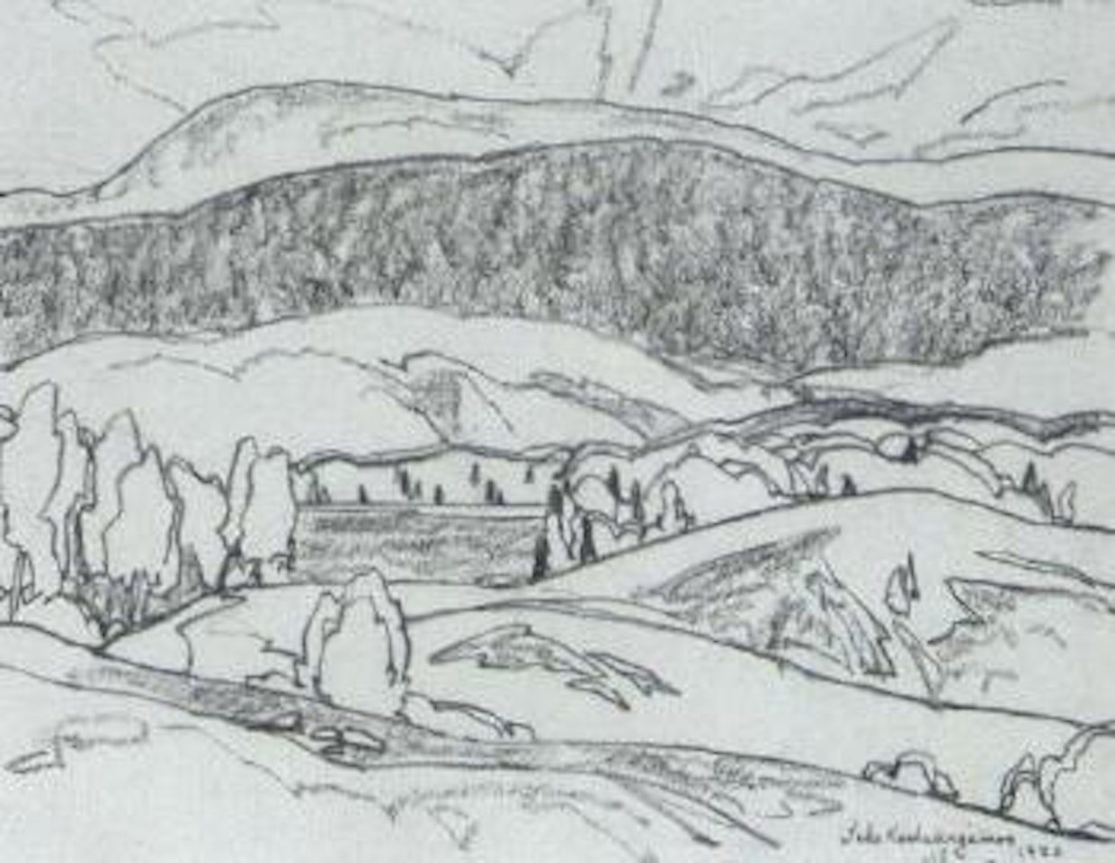 Lake Kashawigamog by Alfred Joseph Casson