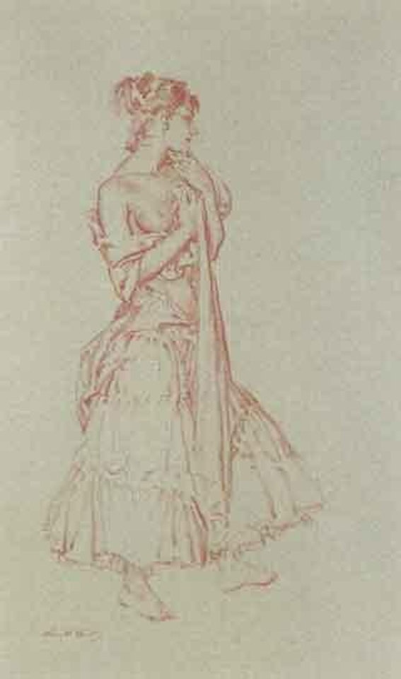 Andalusian petticoat by William Russell Flint