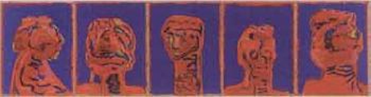 Five faces by Robert Hodgins