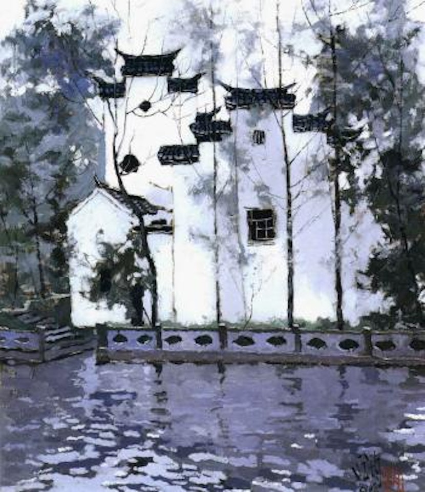 Bridge of scholar by Pang Jiun