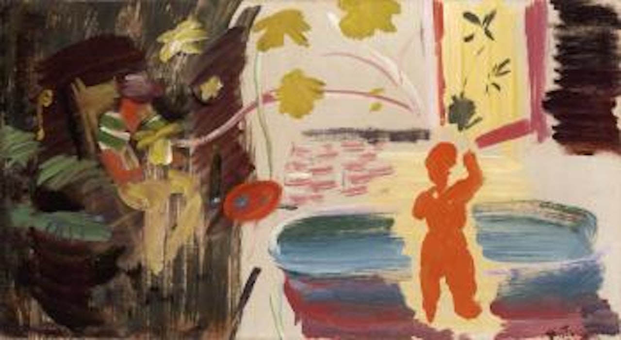 Orange boy, John by Jordan no.3 by Ivon Hitchens