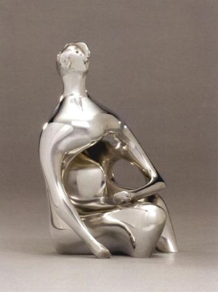 Seated figure, thin head by Henry Moore