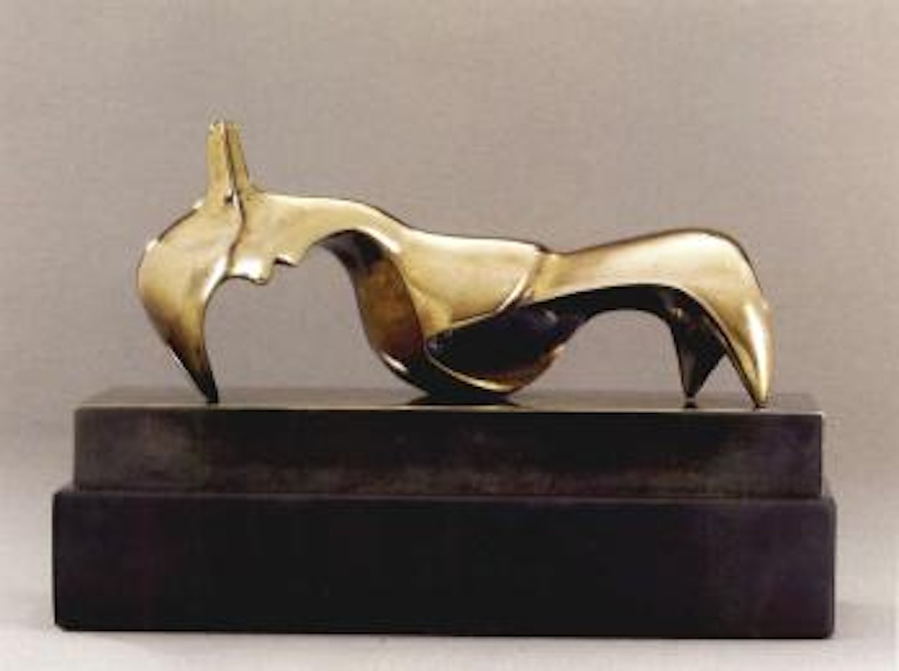 Pointed reclining figure by Henry Moore