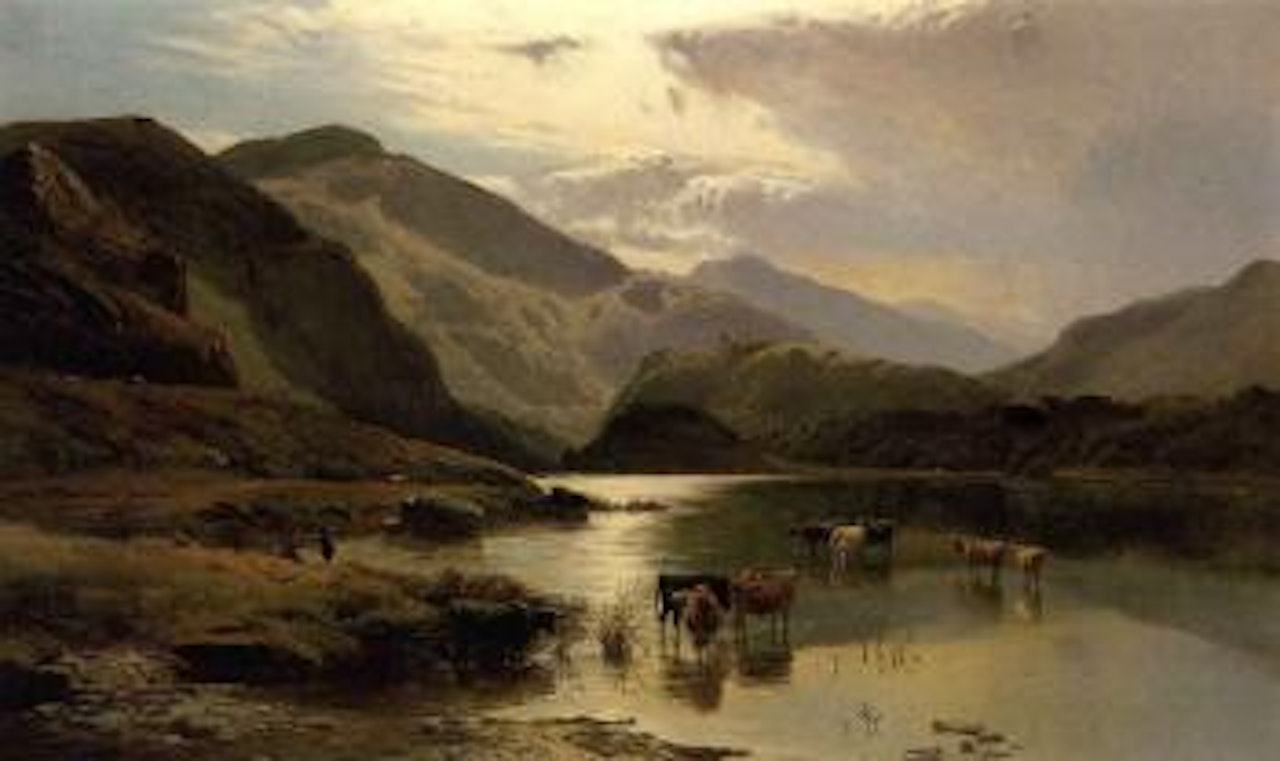 On the Mawddach, North Wales by Sidney Richard Percy