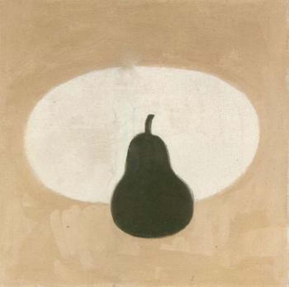 Pear and plate by William Scott
