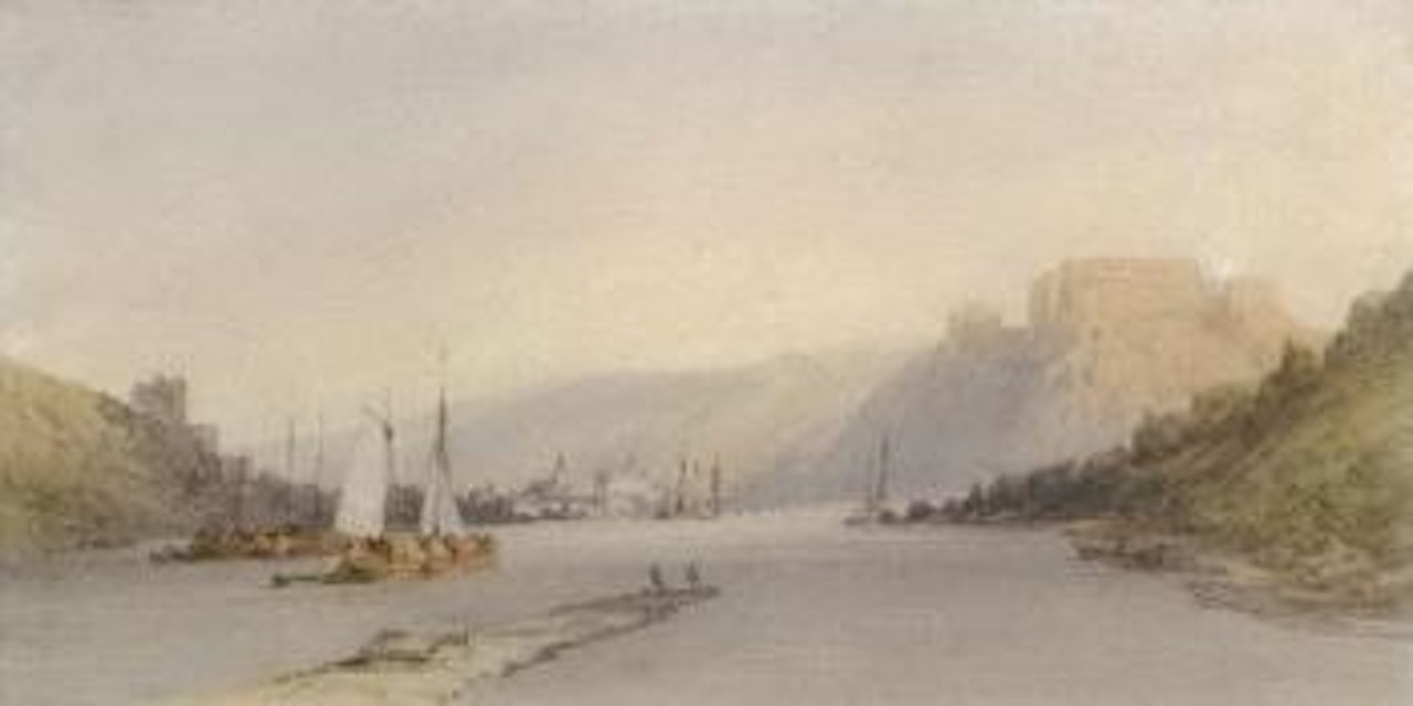 Ehrenbreitstein on the Rhine by William Callow