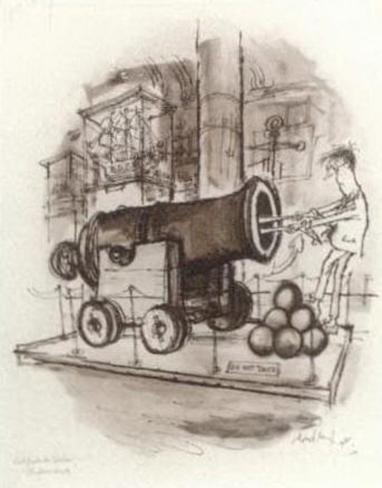 Shell guide to London, museum visits by Ronald Searle