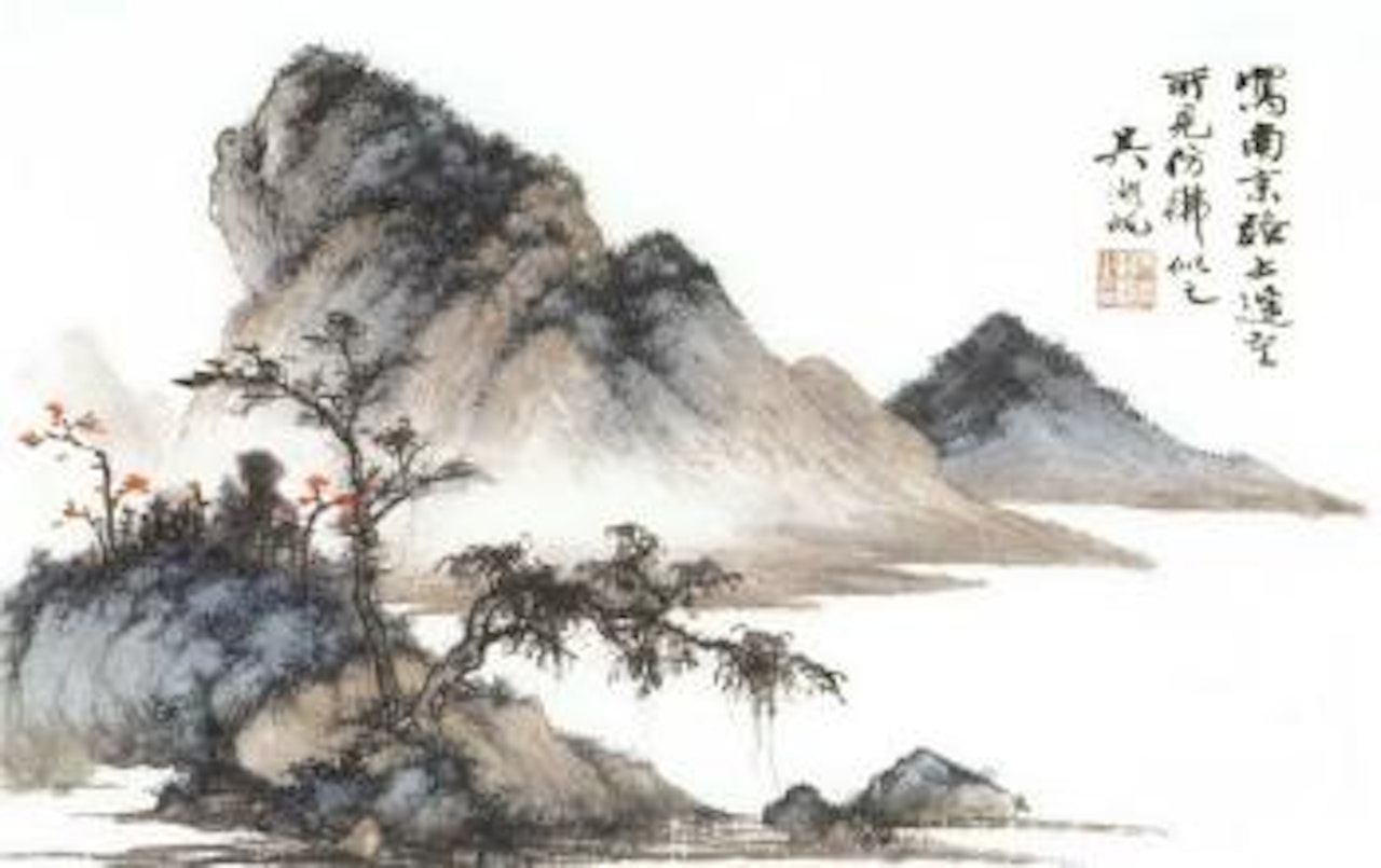 Landscape by Wu Hufan