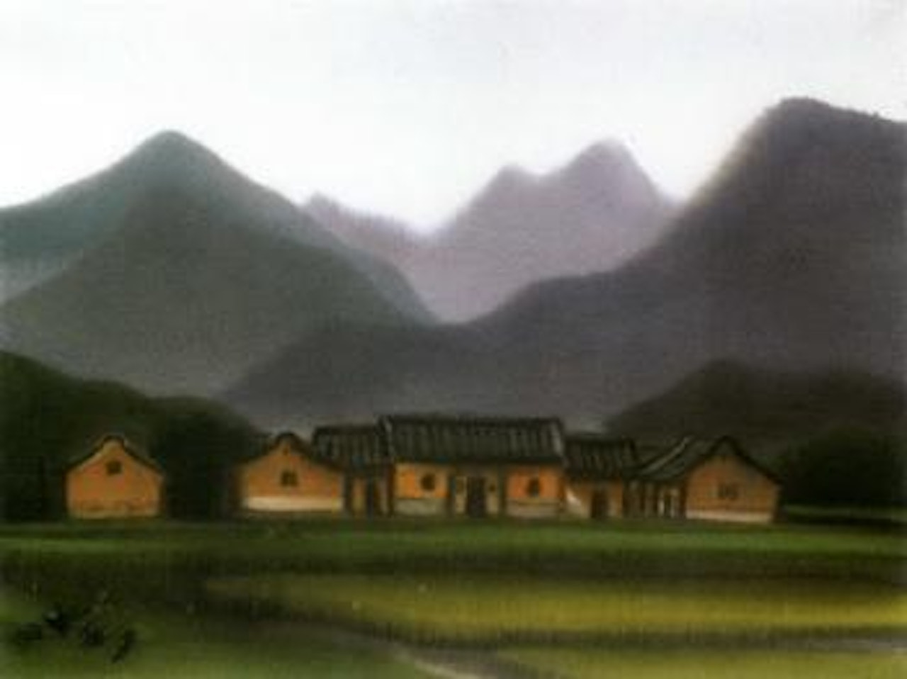 Old houses by Xi Dejin