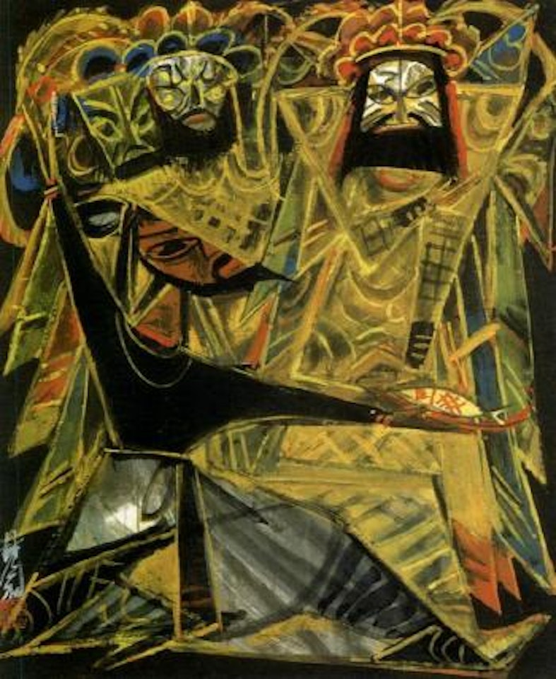 Swordsmen by Lin Fengmian