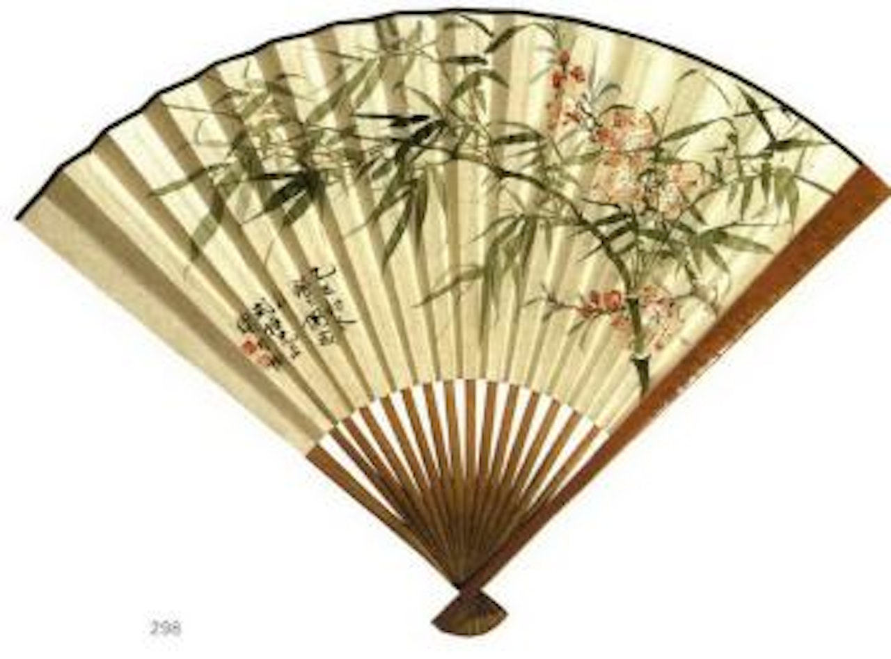 Bamboo and peach blossom by Xie Zhiliu