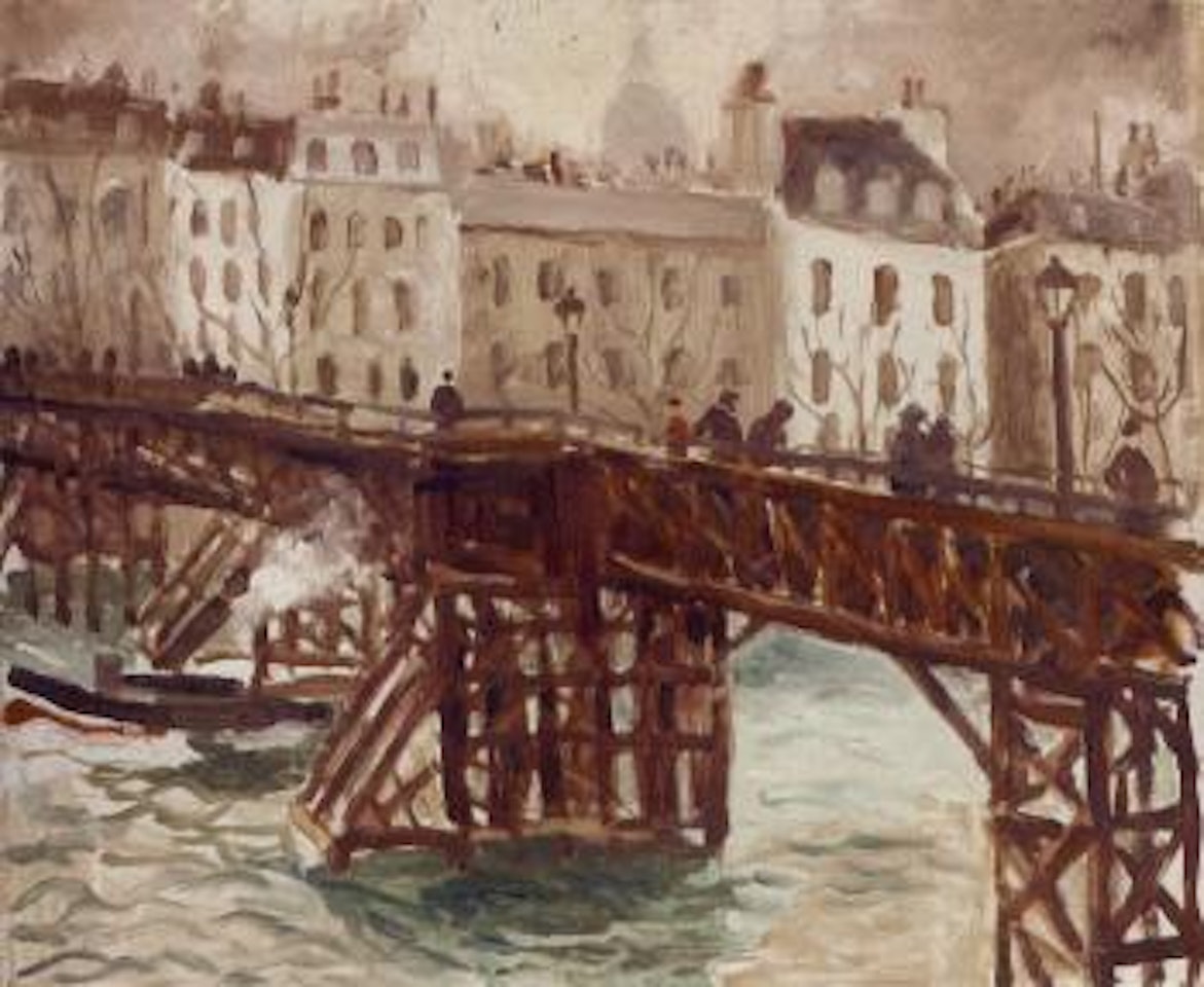 Wooden bridge on the Seine by Christopher Wood