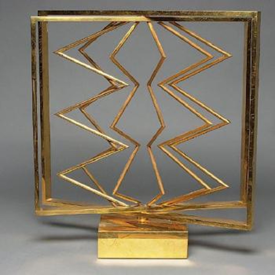 Rotating sculpture by Yaacov Agam