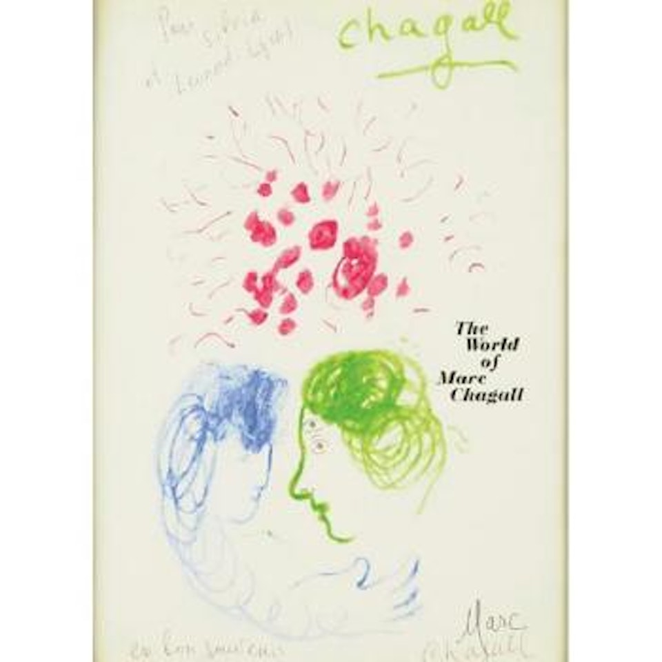 Profil vert aux deux yeux by Marc Chagall