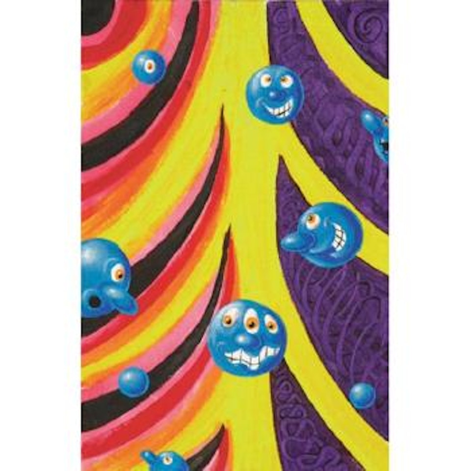 Composition with faces by Kenny Scharf