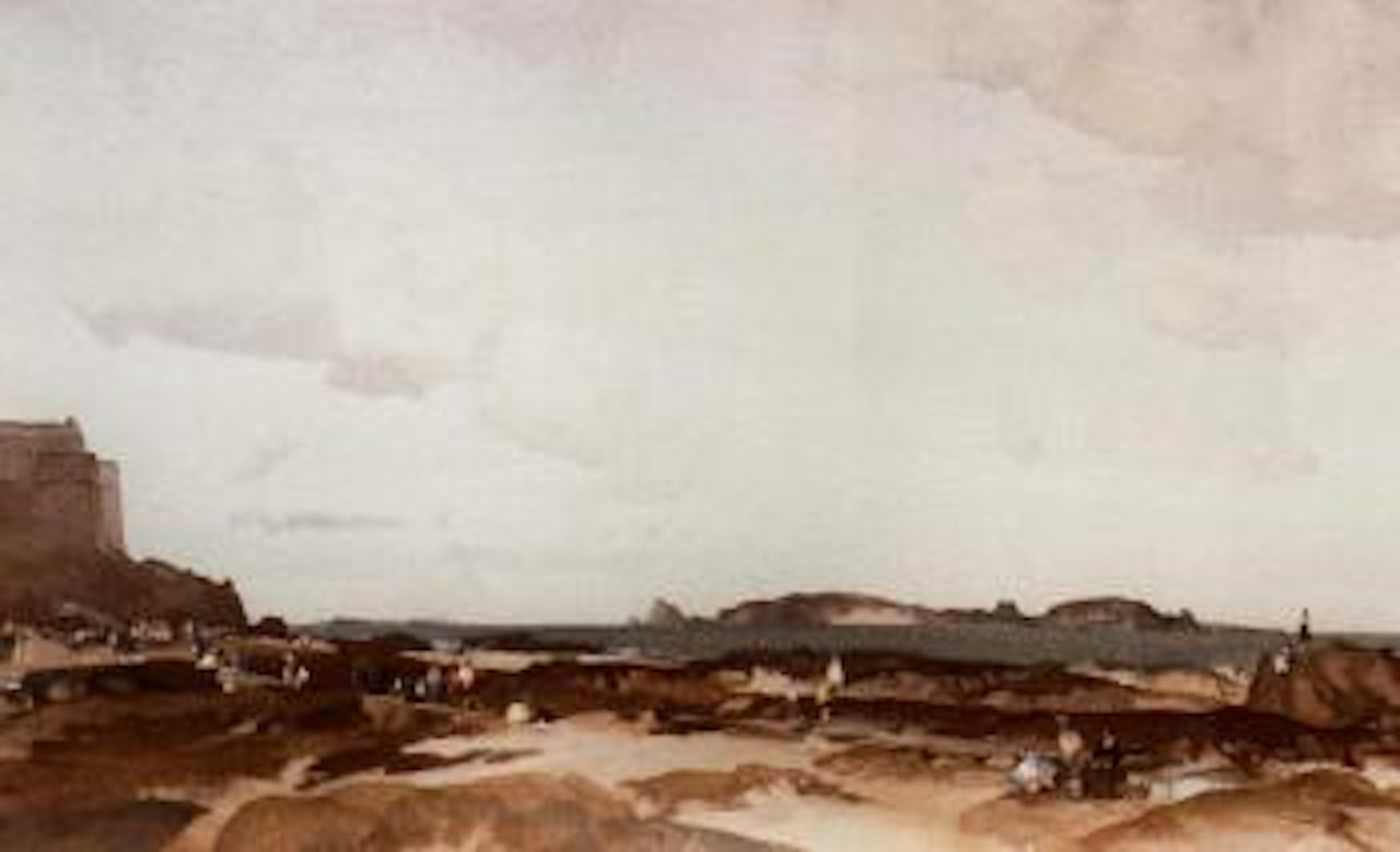 Low tide, St Malo by William Russell Flint