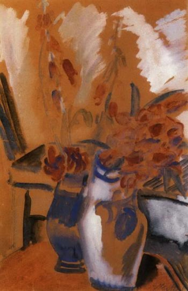 Blumenvasen by Erich Heckel