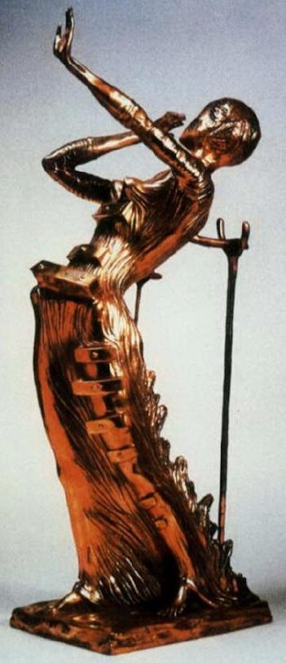 Femme en flammes by Salvador Dali