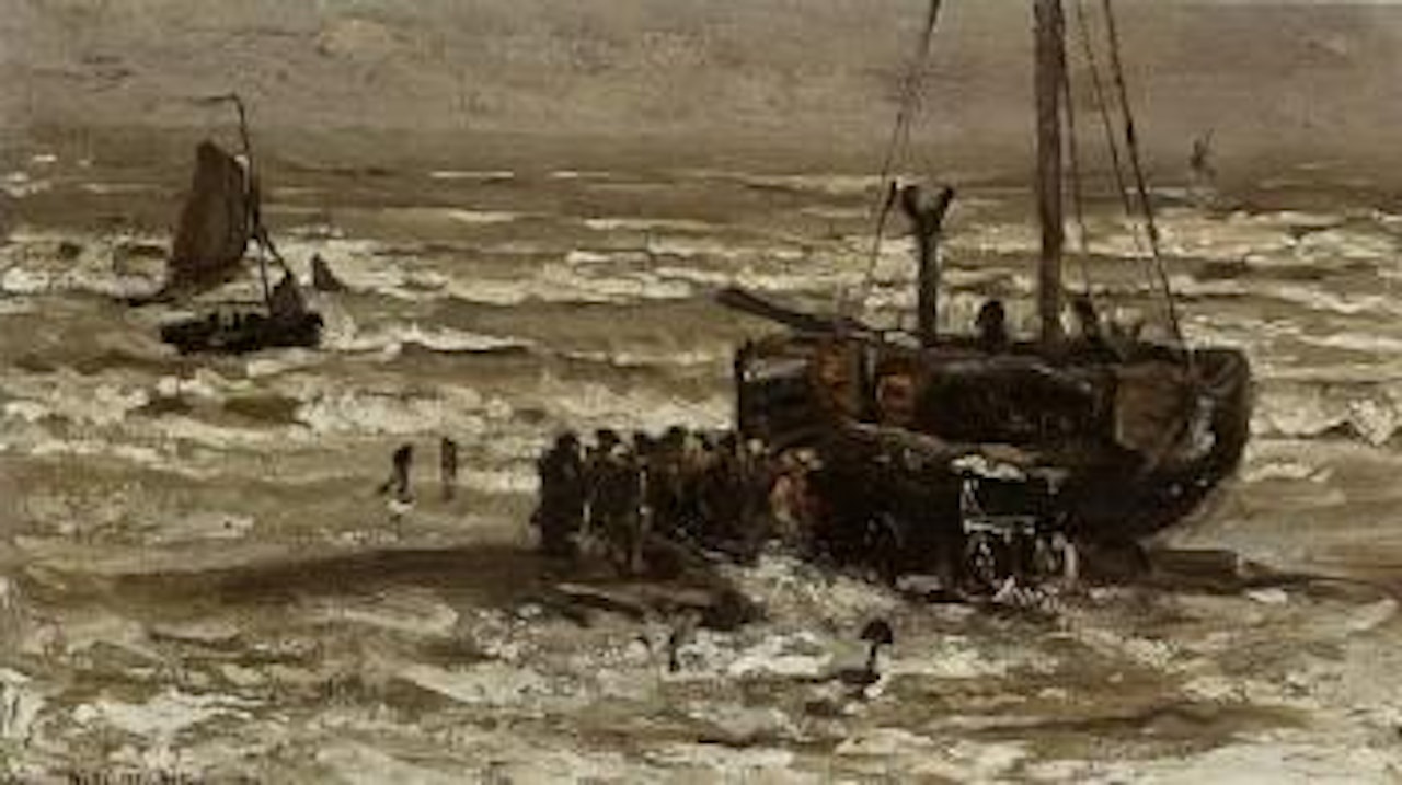 Unloading the catch by Gerhard Arij Ludwig Morgenstjerne Munthe