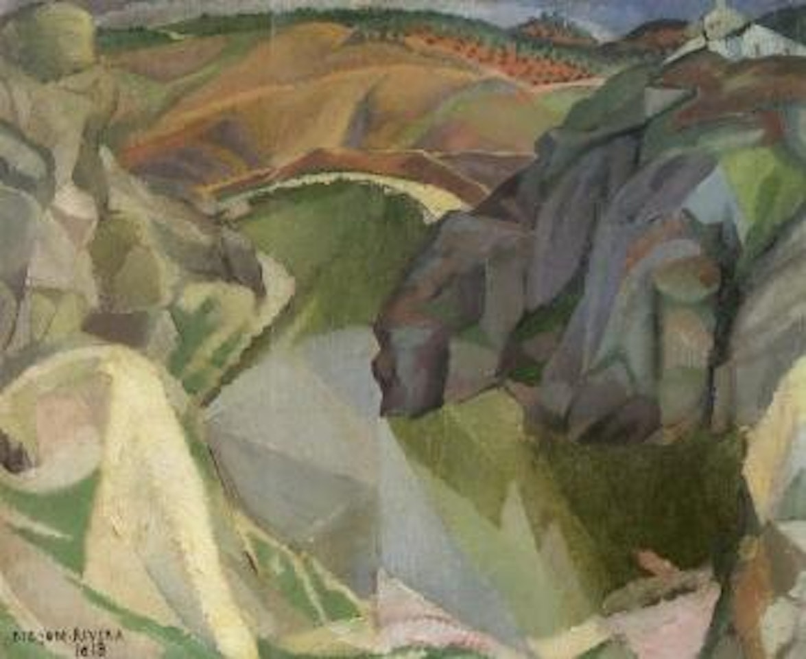Paisaje de toledo by Diego Rivera