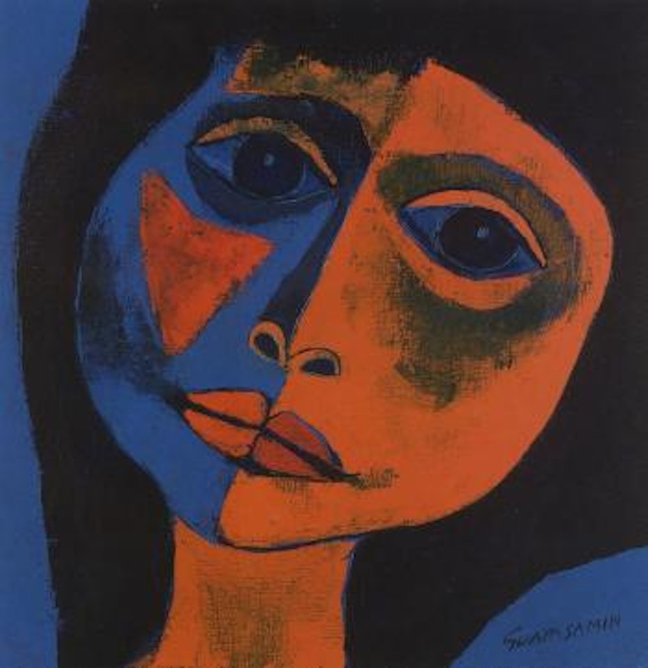 Esperanza - de la serie edad de la ternura by Oswaldo Guayasamin