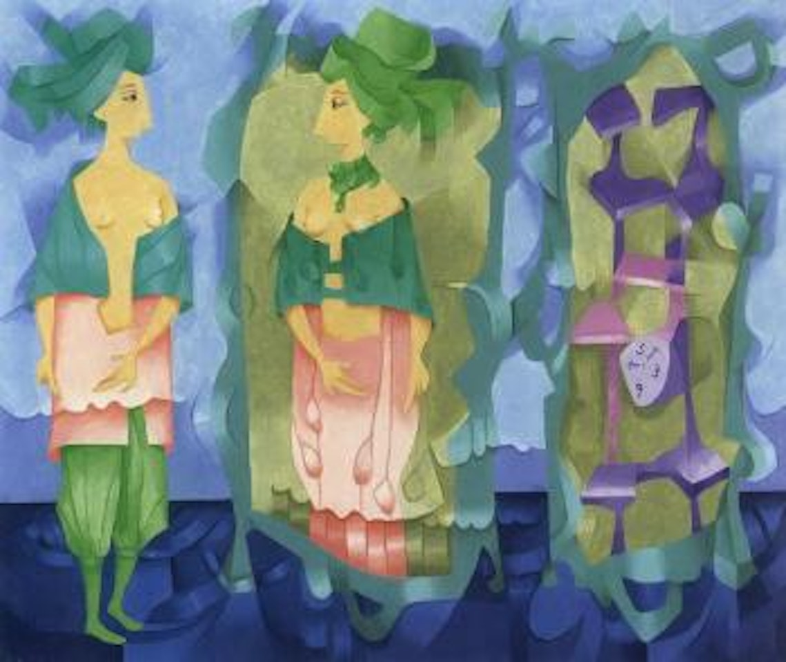 Figuras con reloj by Cundo Bermudez