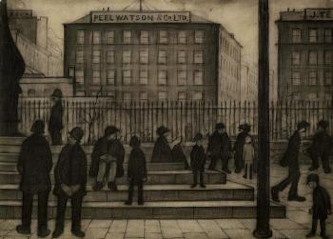 Piccadilly, Manchester by Laurence Stephen Lowry