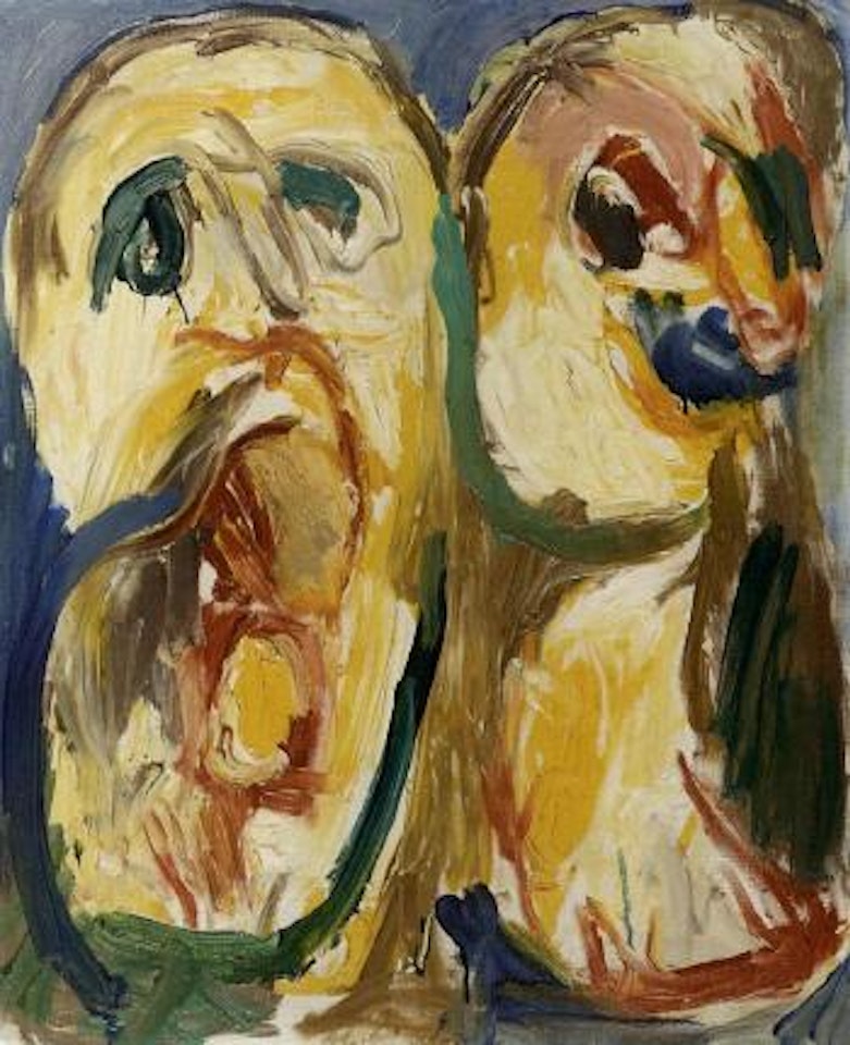 Duo final by Pierre Alechinsky