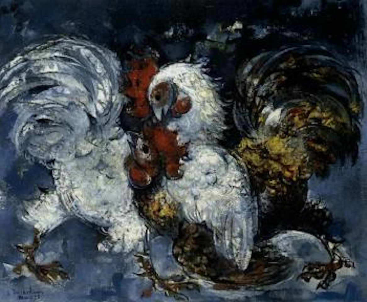 Cockfight by Vu Cao Dam
