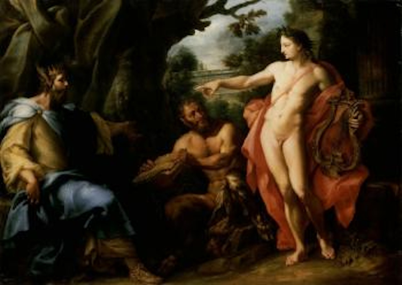 Judgement of Midas after the contest between Apollo and Pan by Roman School