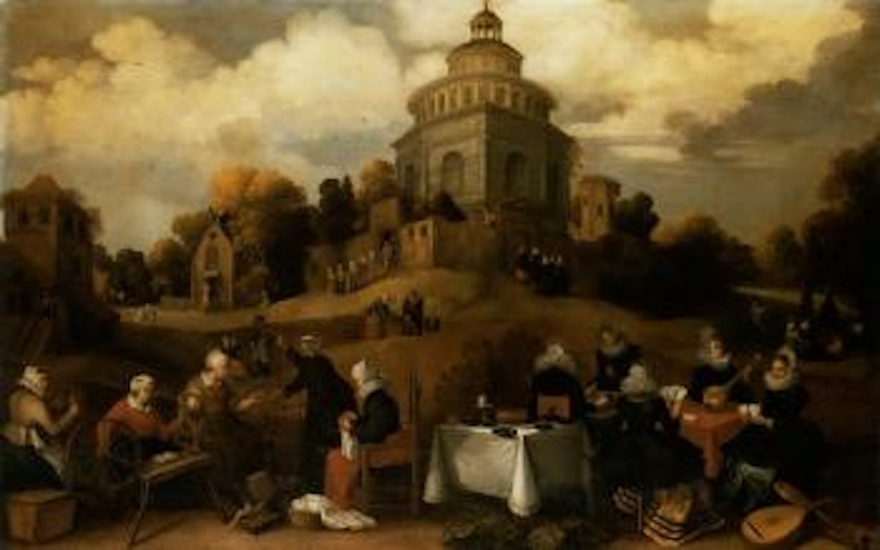 Parable of the Wise and Foolish virgins by Joost Cornelisz Droochsloot