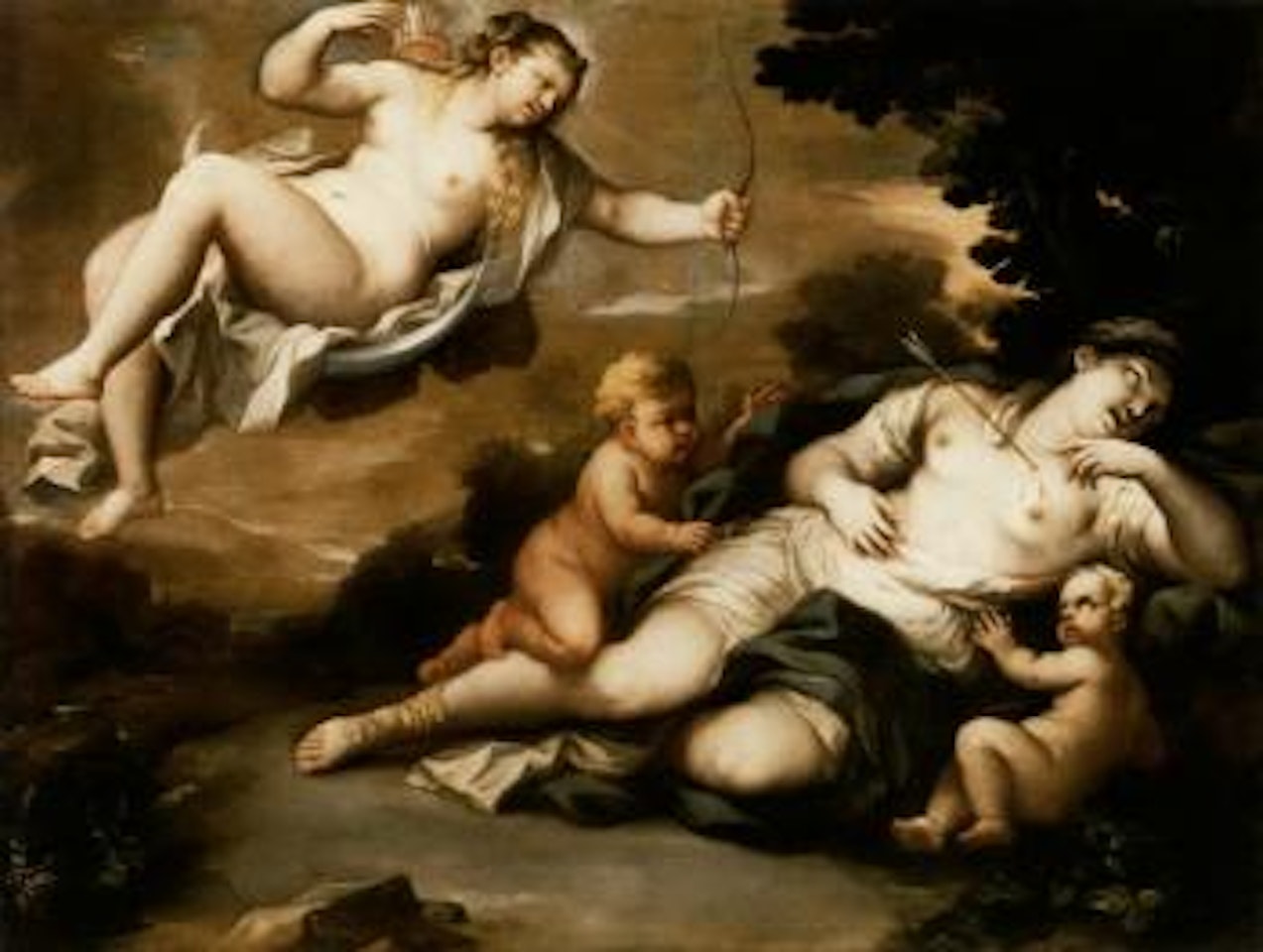 Diana and Niobe by Circle of Luca Giordano