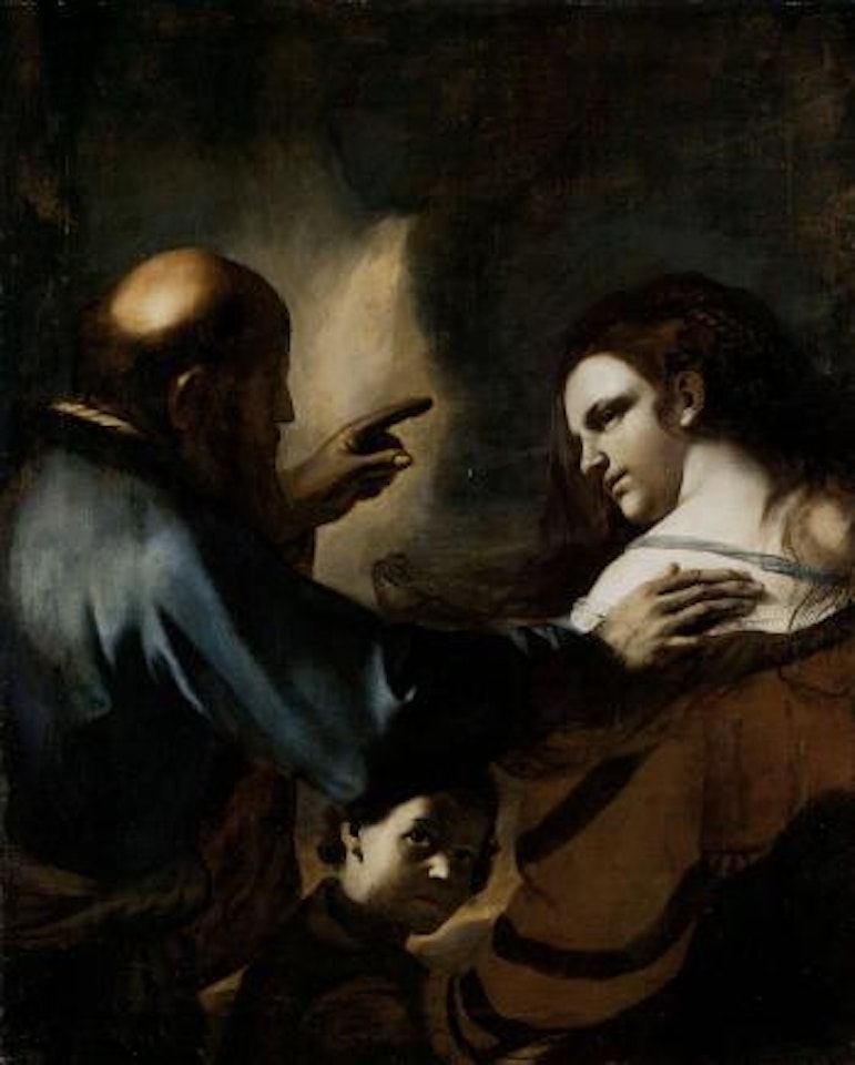 Expulsion of Hagar and Ishmael by Mattia Preti